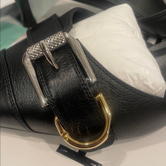 GIVENCHY Black Leather Slingback Heels . NWB SZ 38 - Picture 8 of 9